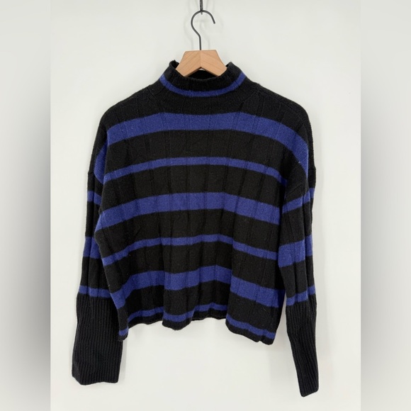 Madewell Ribbed Cashmere-Wool Blend Pullover Sweater Size XXS - Picture 1 of 7